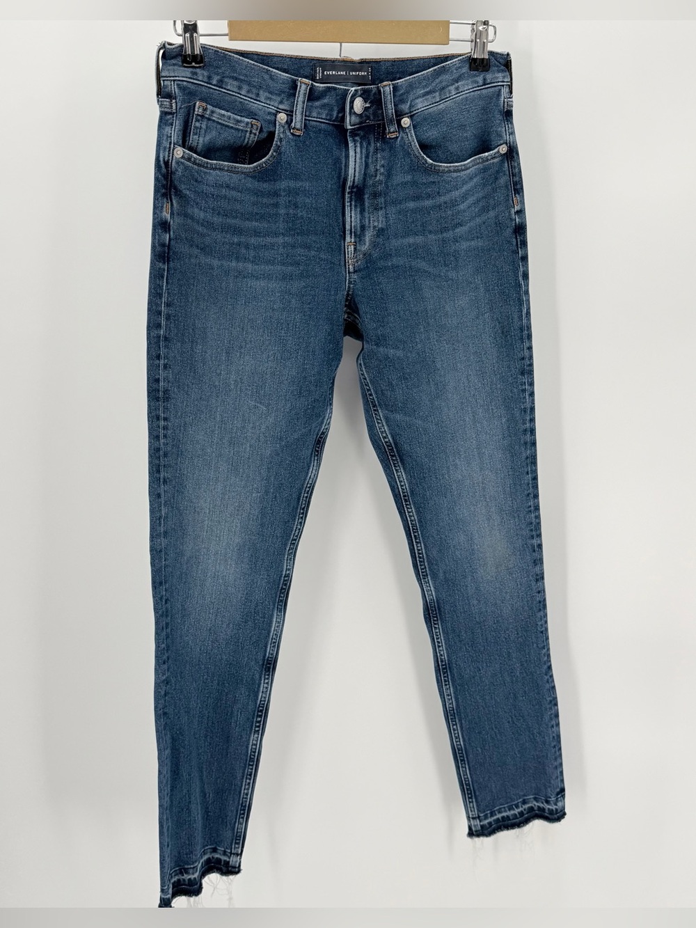 Everlane Jeans Men’s 30x34 Blue The Slim Jean Uniform Released Hem Stretch Denim